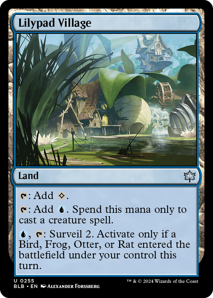 Lilypad Village (255) - Bloomburrow