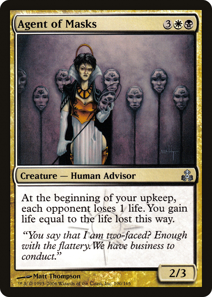 Agent of Masks (100) Foil - Guildpact