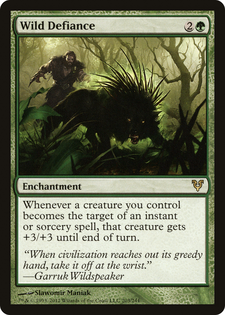 Wild Defiance (203) - Avacyn Restored