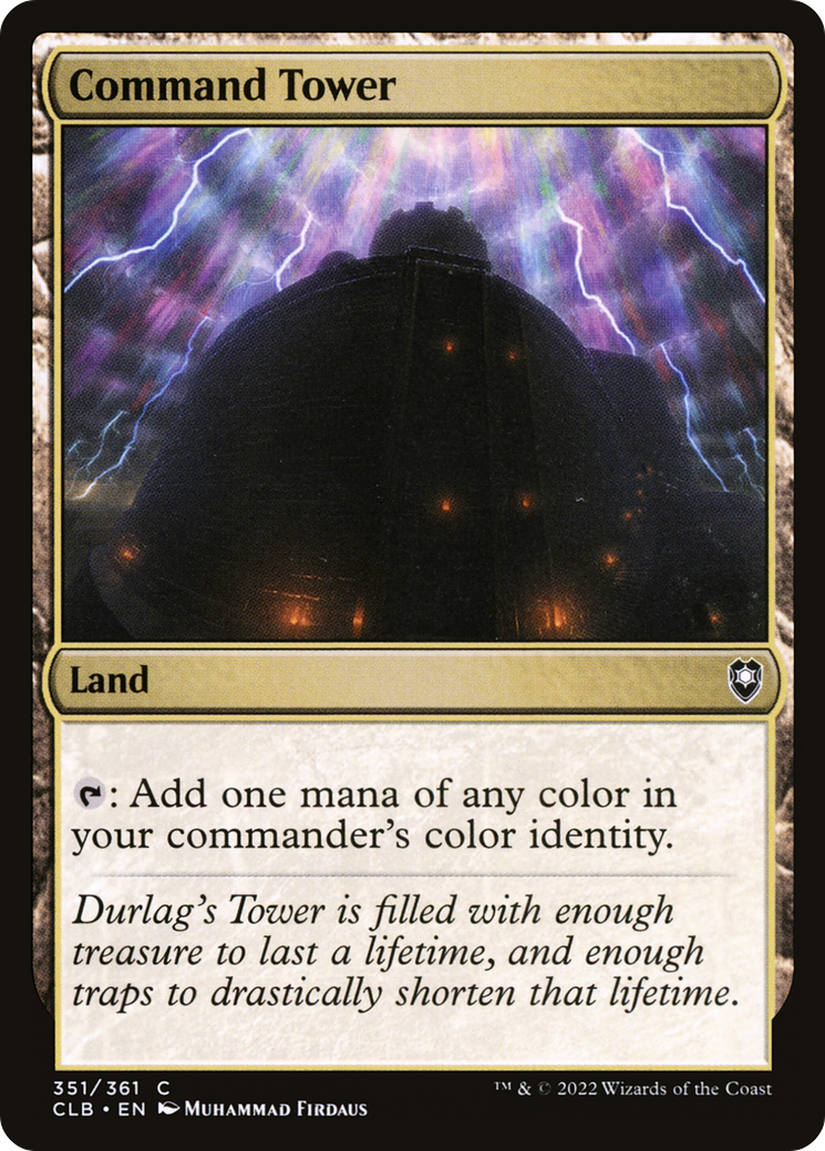 Command Tower (351) Foil - Commander Legends: Battle for Baldur's Gate