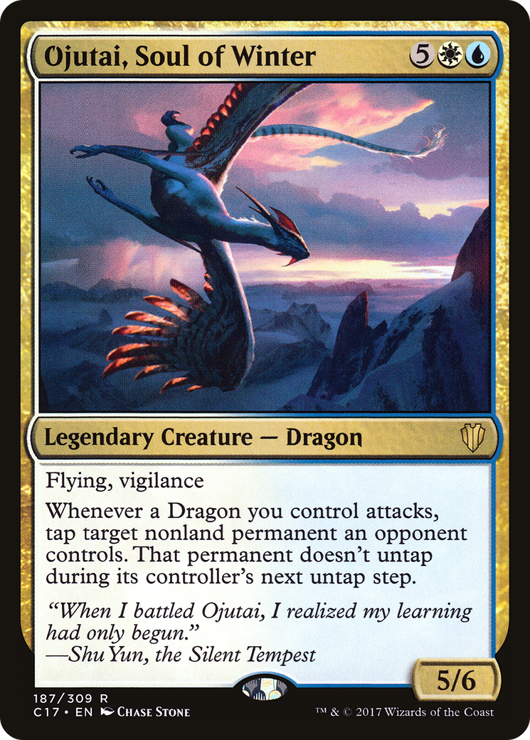 Ojutai, Soul of Winter (187) - Commander 2017