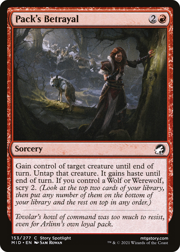Pack's Betrayal (153) - Innistrad: Midnight Hunt