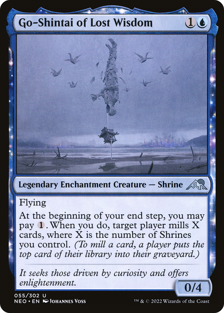 Go-Shintai of Lost Wisdom (055) Foil - Kamigawa: Neon Dynasty