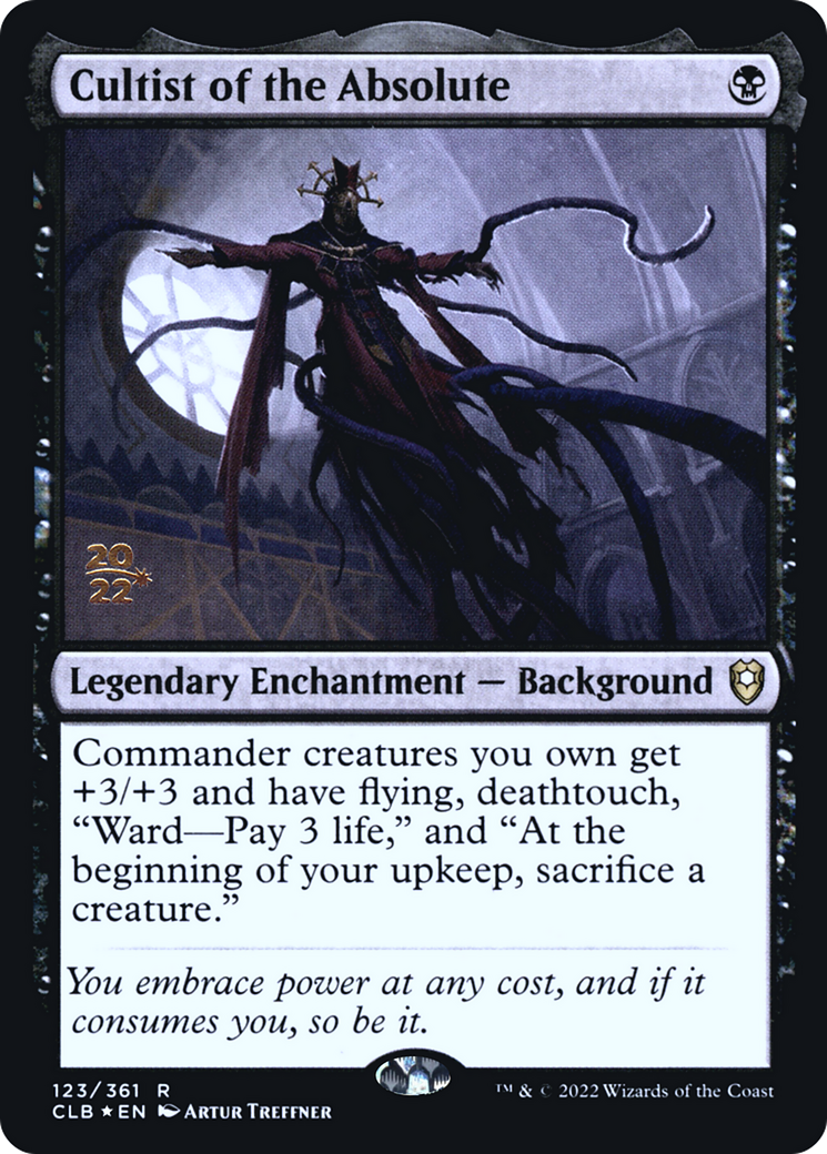 Cultist of the Absolute (123s) Foil - Battle for Baldur's Gate Promos