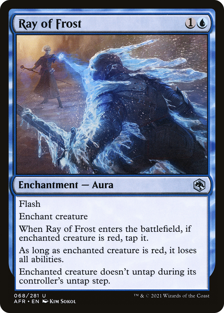 Ray of Frost (068) Foil - Adventures in the Forgotten Realms