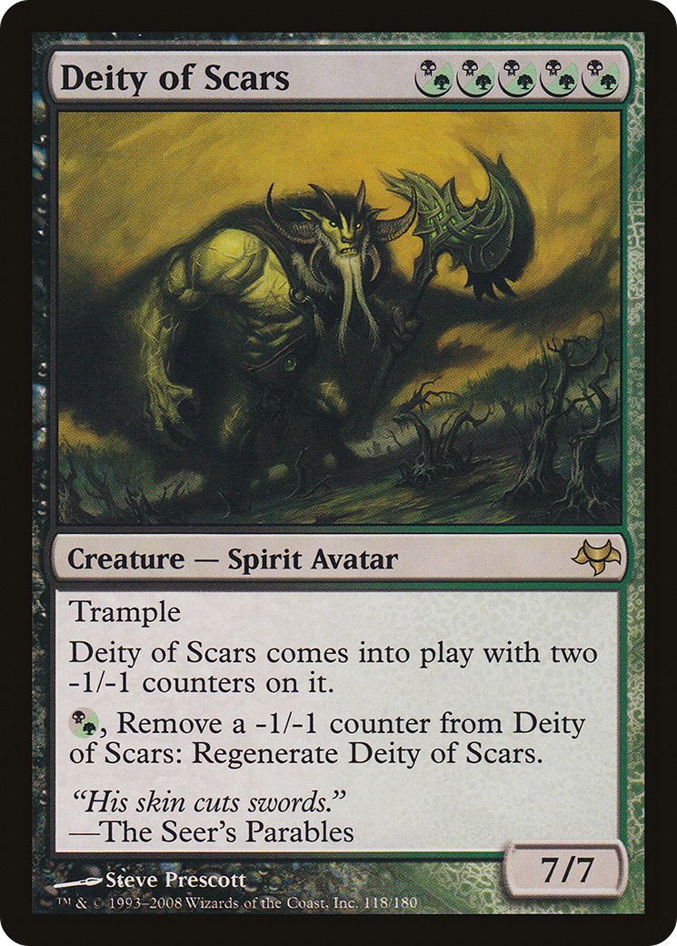 Deity of Scars (118) Foil - Eventide