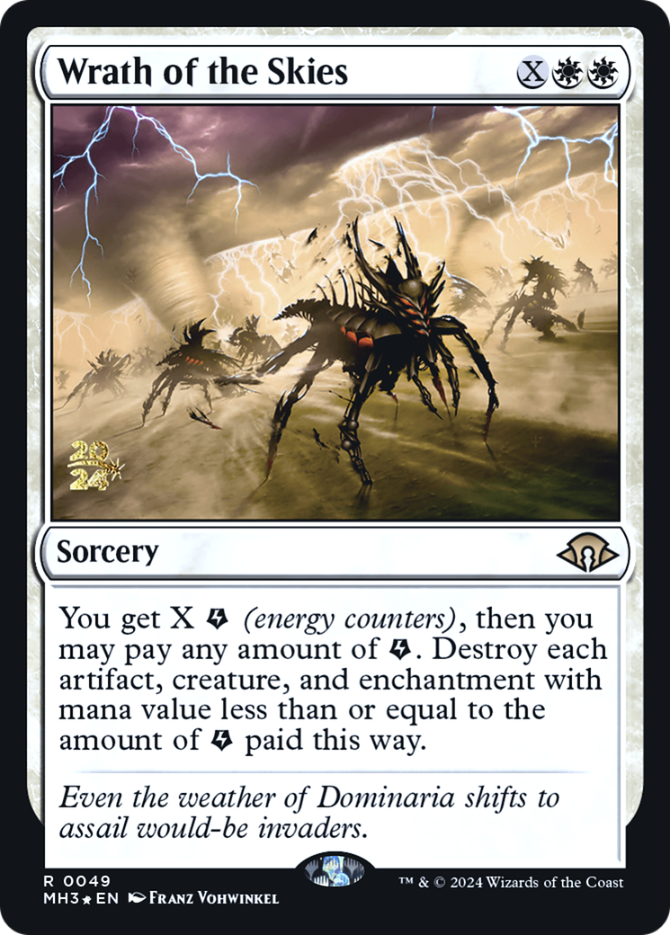 Wrath of the Skies (049) Foil - Modern Horizons 3 Promos