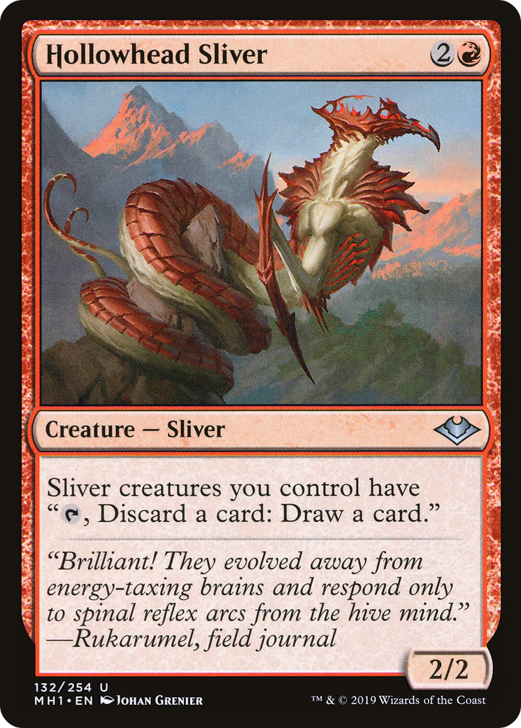Hollowhead Sliver (132) Foil - Modern Horizons