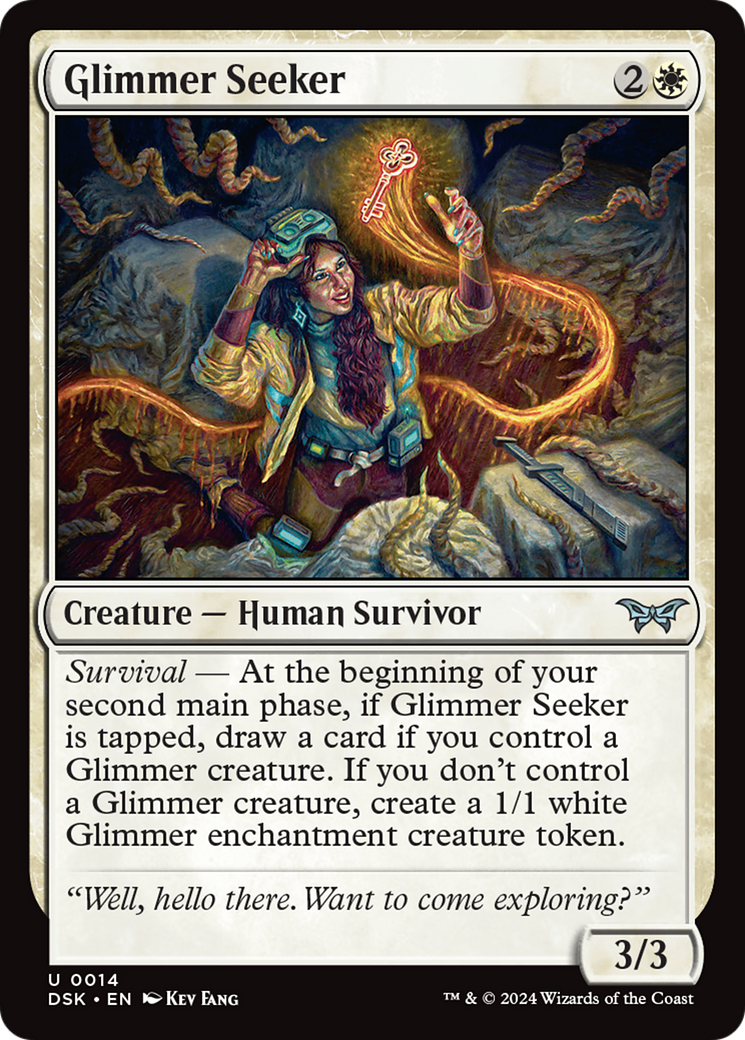 Glimmer Seeker (014) Foil - Duskmourn: House of Horror