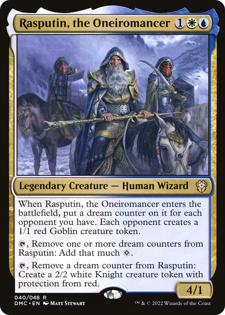 Rasputin, the Oneiromancer (040) Foil - Dominaria United Commander