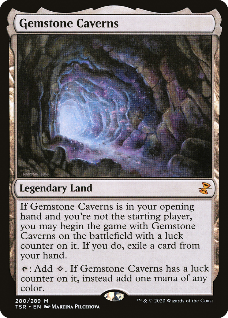 Gemstone Caverns (280) Foil - Time Spiral Remastered