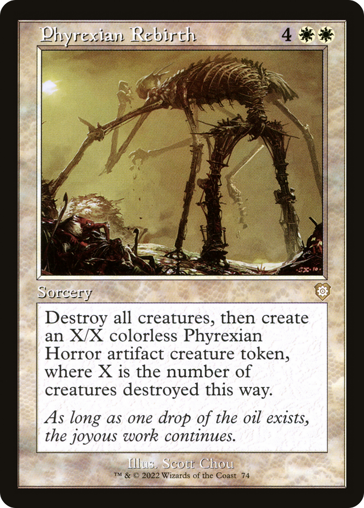 Phyrexian Rebirth (Retro) (074) - The Brothers' War Commander