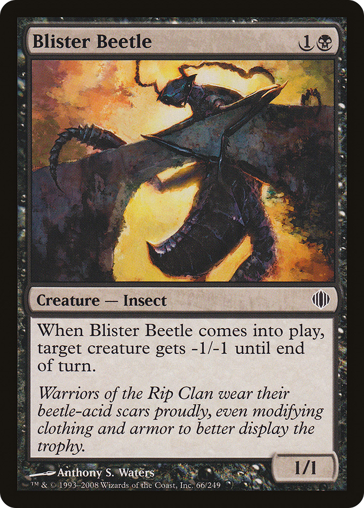 Blister Beetle (066) Foil - Shards of Alara