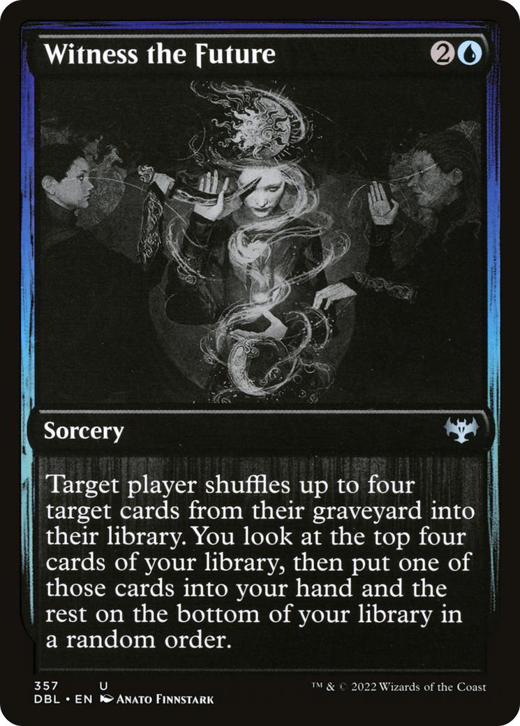 Witness the Future (357) Foil - Innistrad: Double Feature