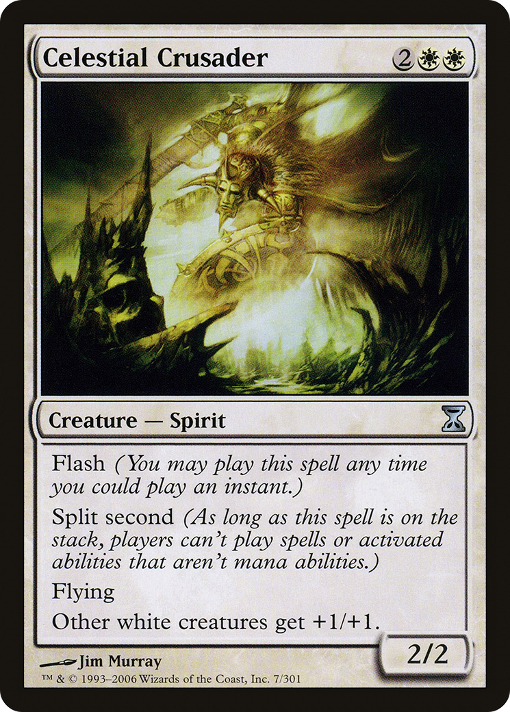 Celestial Crusader (007) Foil - Time Spiral