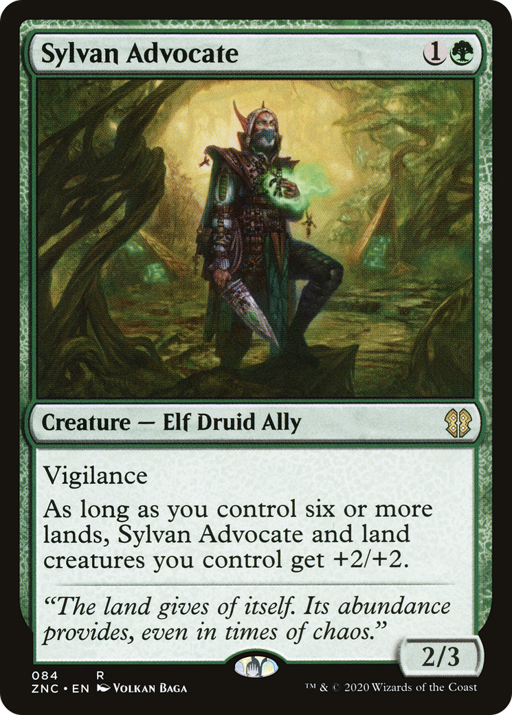 Sylvan Advocate (084) - Zendikar Rising Commander