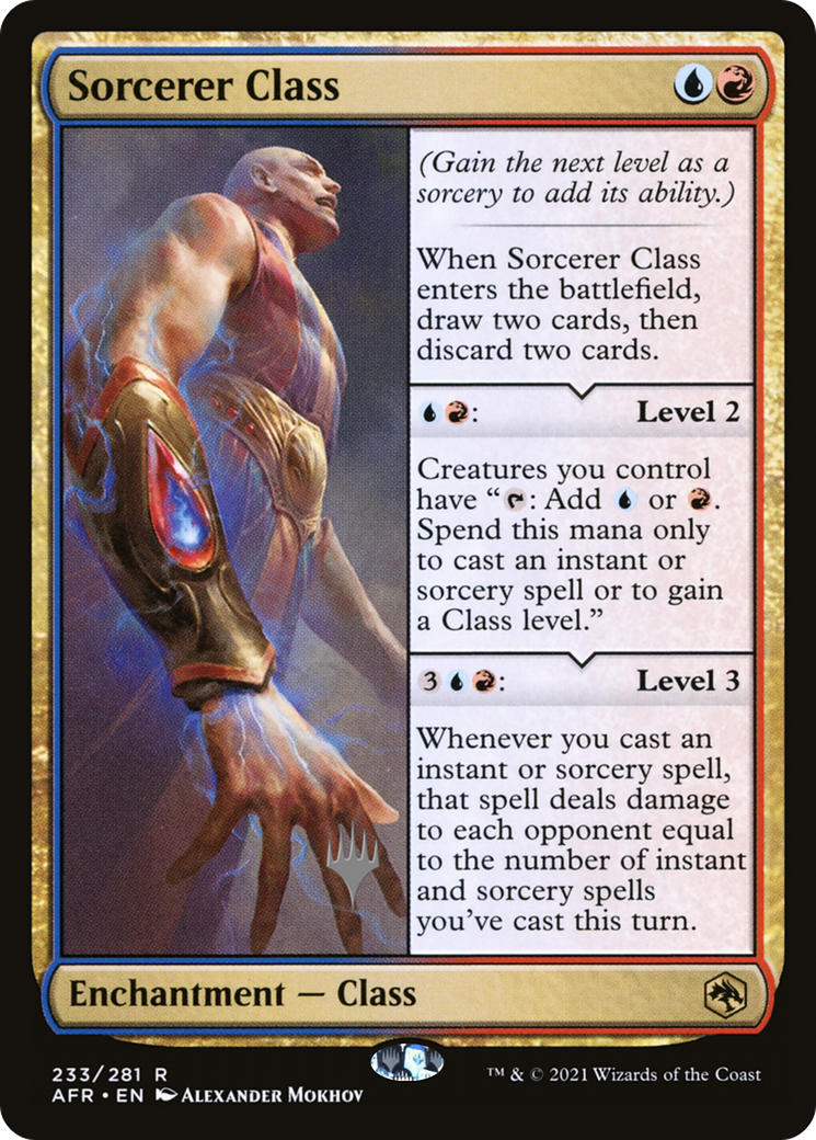 Sorcerer Class (233) Foil - Adventures in the Forgotten Realms Promos