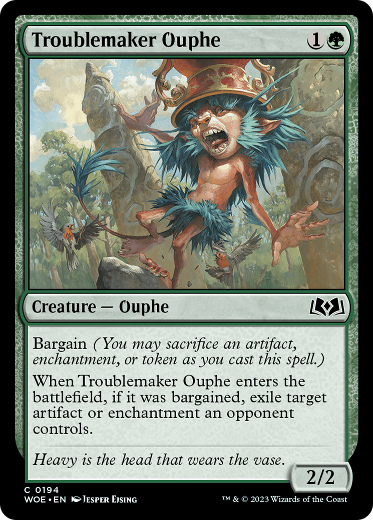 Troublemaker Ouphe (194) Foil - Wilds of Eldraine