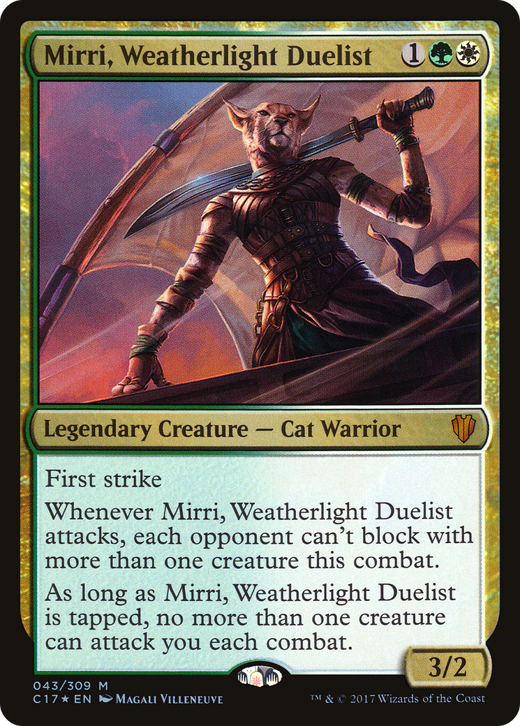 Mirri, Weatherlight Duelist (043) Foil - Commander 2017