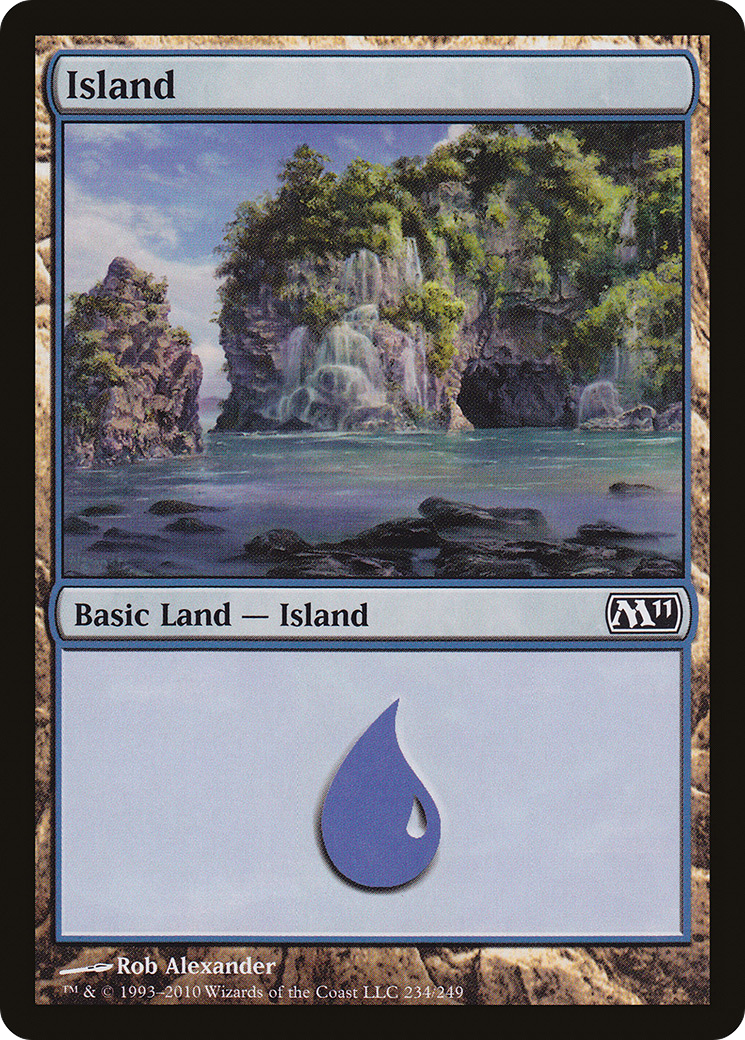Island (234) Foil - Magic 2011