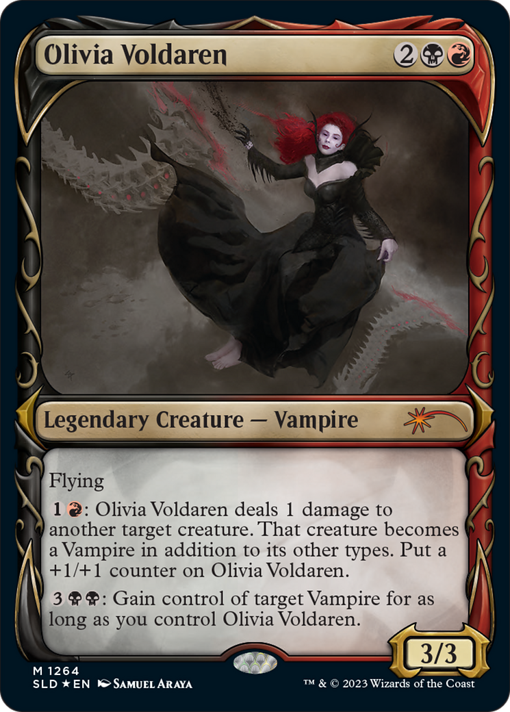 Olivia Voldaren (Showcase) (1264) Foil - Secret Lair Drop
