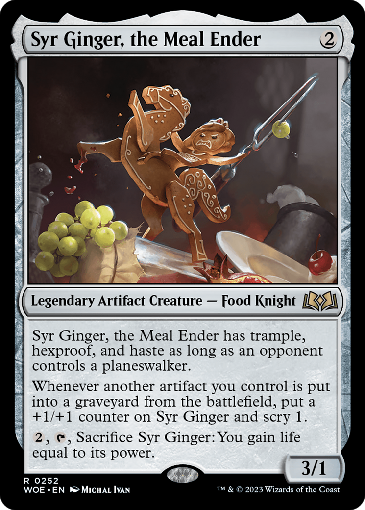 Syr Ginger, the Meal Ender (252) Foil - Wilds of Eldraine