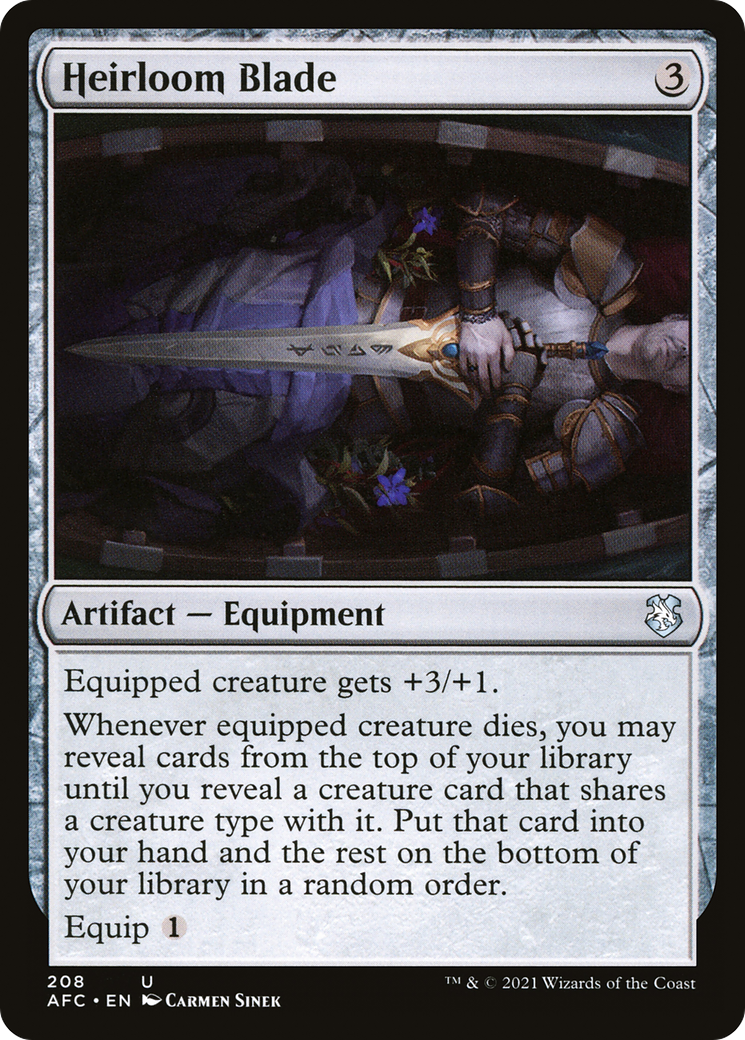 Heirloom Blade (208) - Forgotten Realms Commander