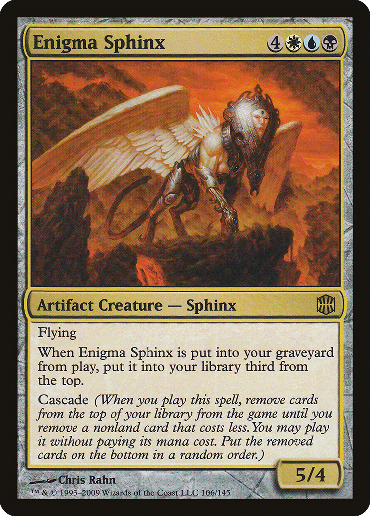 Enigma Sphinx (106) Foil - Alara Reborn