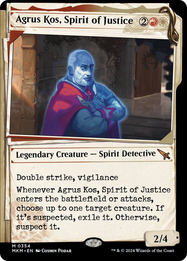 Agrus Kos, Spirit of Justice (Showcase) (354) - Murders at Karlov Manor