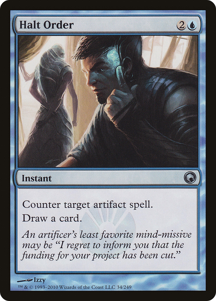 Halt Order (034) Foil - Scars of Mirrodin