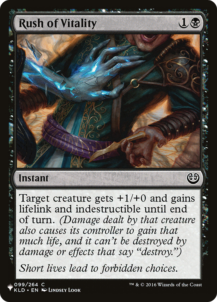 Rush of Vitality (KLD-99)