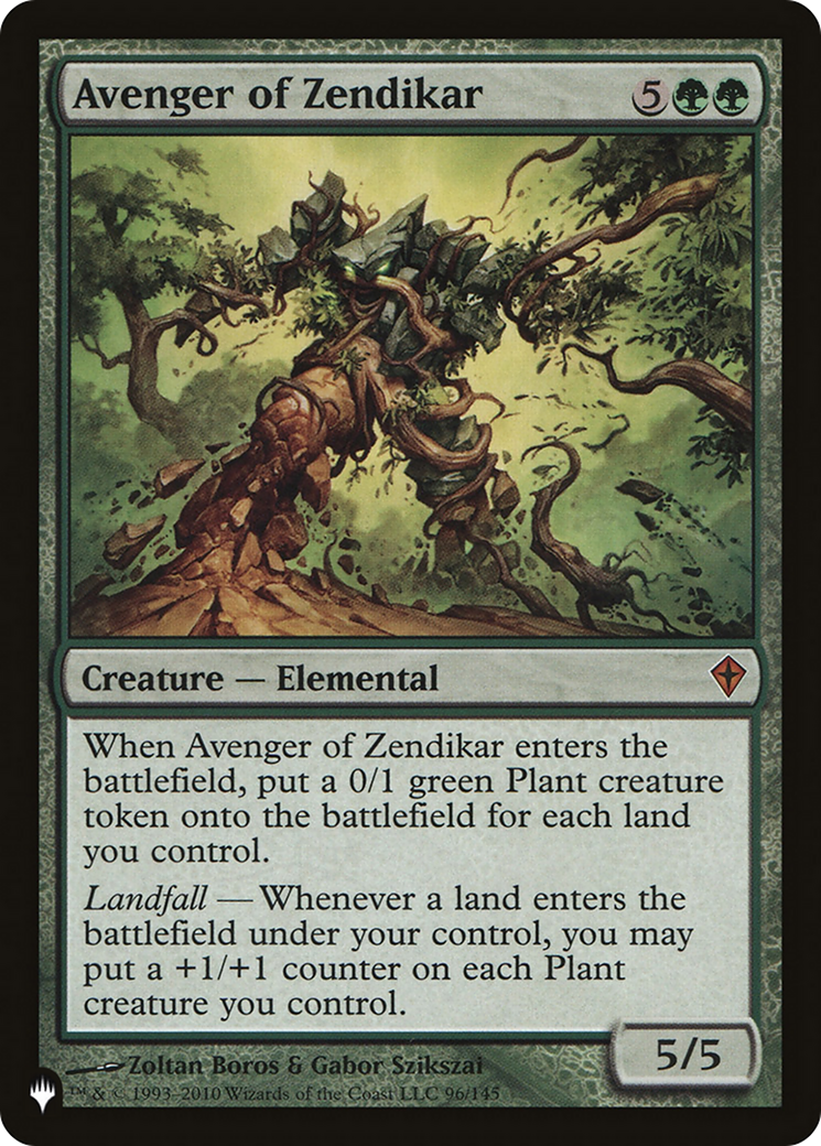 Avenger of Zendikar (WWK-96) - The List