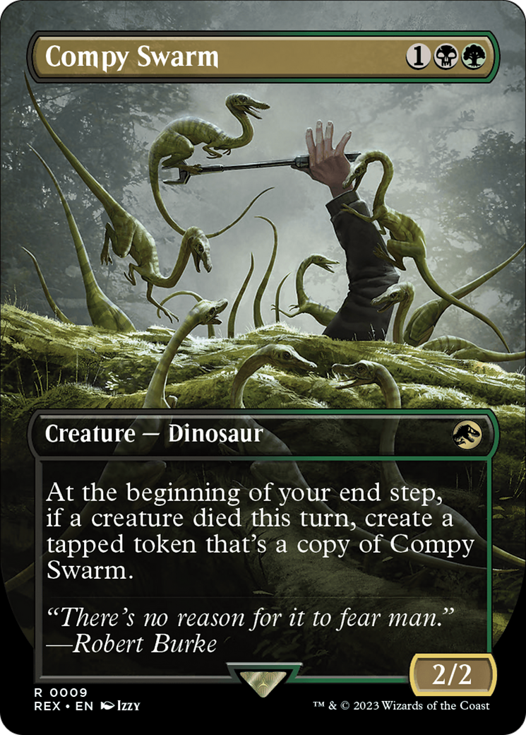 Compy Swarm (Borderless) (009) - Jurassic World Collection