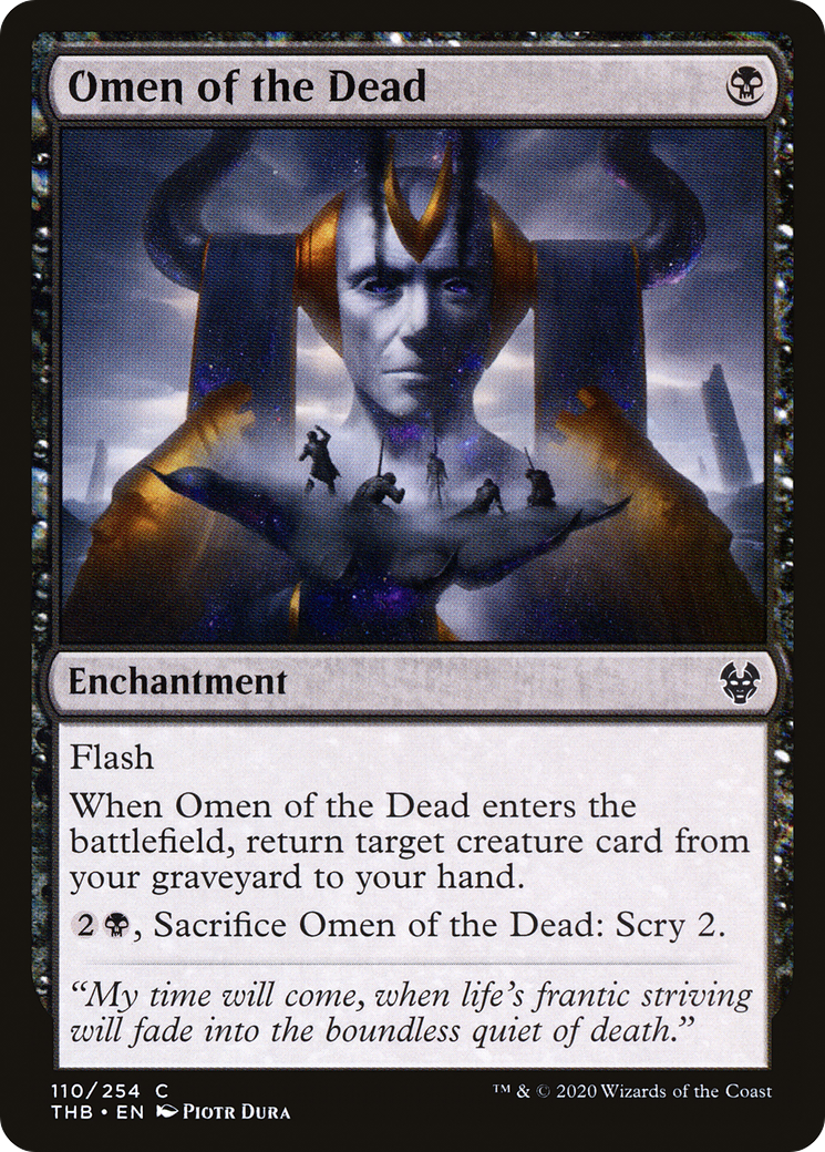 Omen of the Dead (110) Foil - Theros Beyond Death