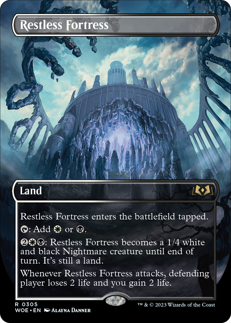 Restless Fortress (Borderless) (305) - Wilds of Eldraine