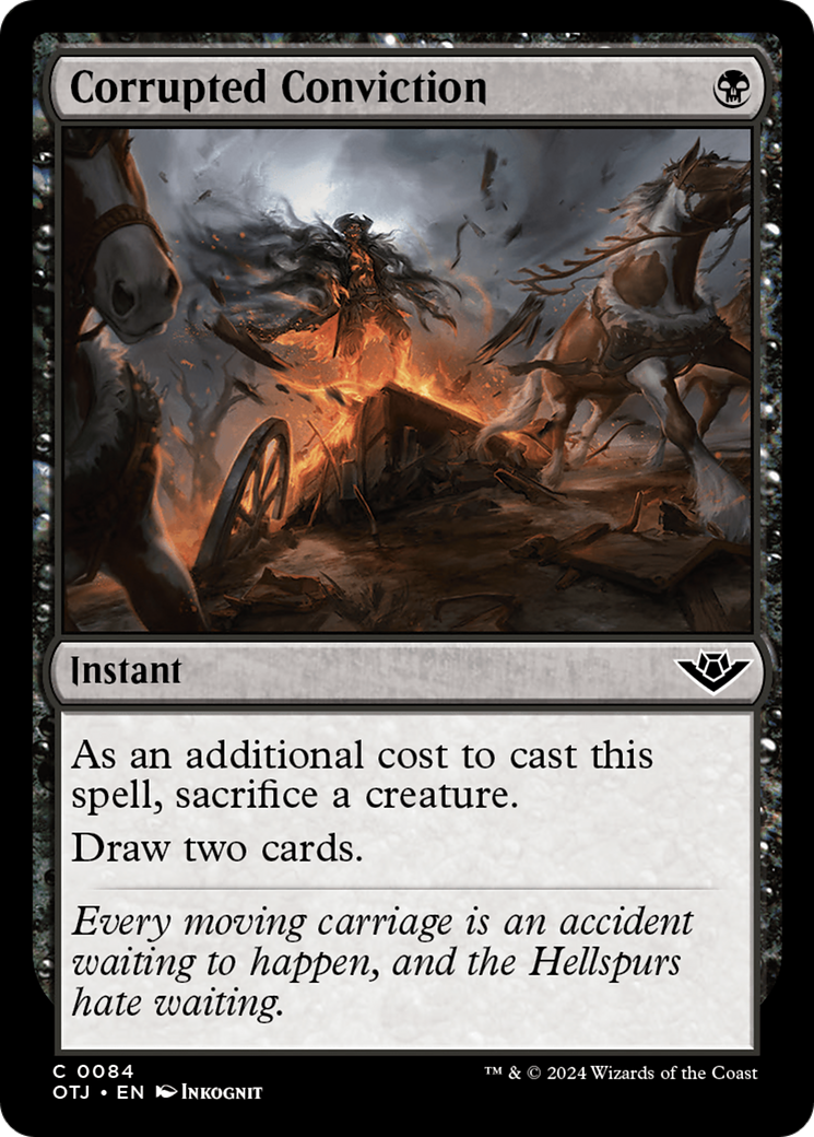 Corrupted Conviction (084) Foil - Outlaws of Thunder Junction