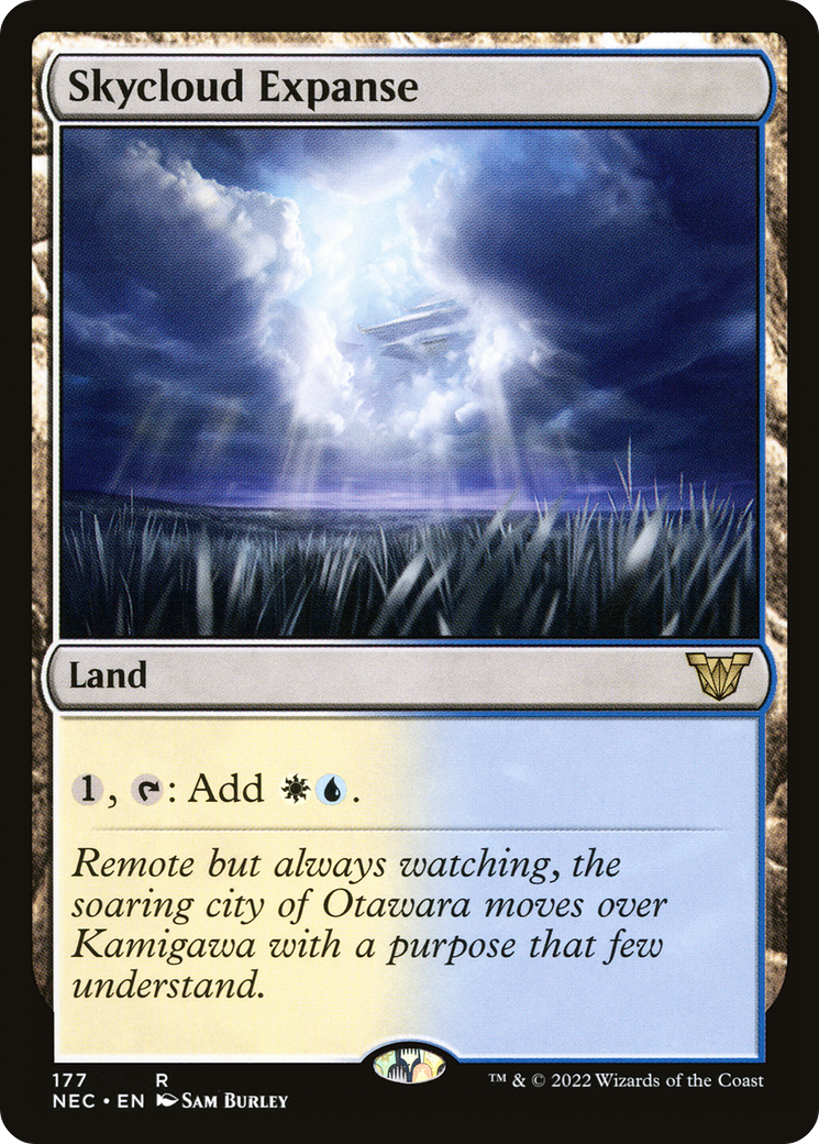 Skycloud Expanse (177) - Neon Dynasty Commander