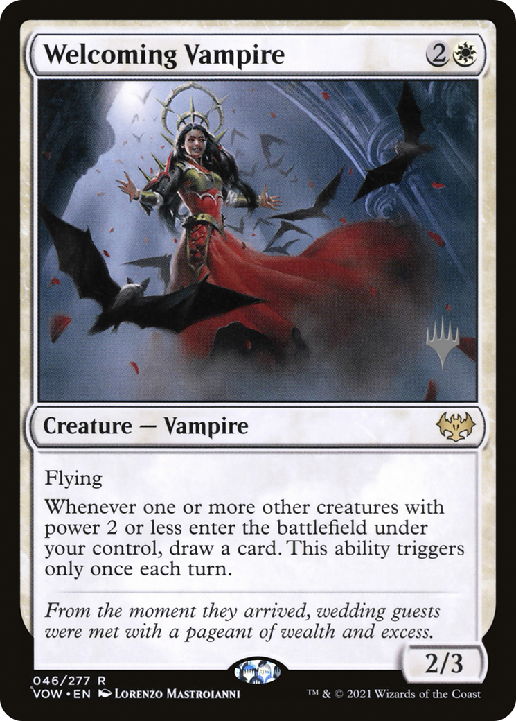 Welcoming Vampire (046) Foil - Innistrad: Crimson Vow Promos