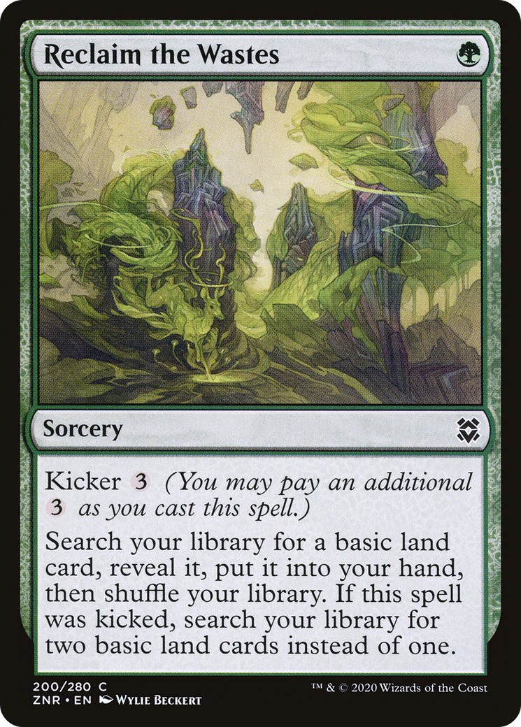 Reclaim the Wastes (200) Foil - Zendikar Rising