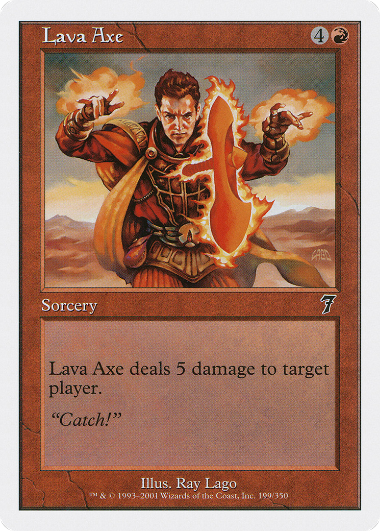 Lava Axe (199) - Seventh Edition