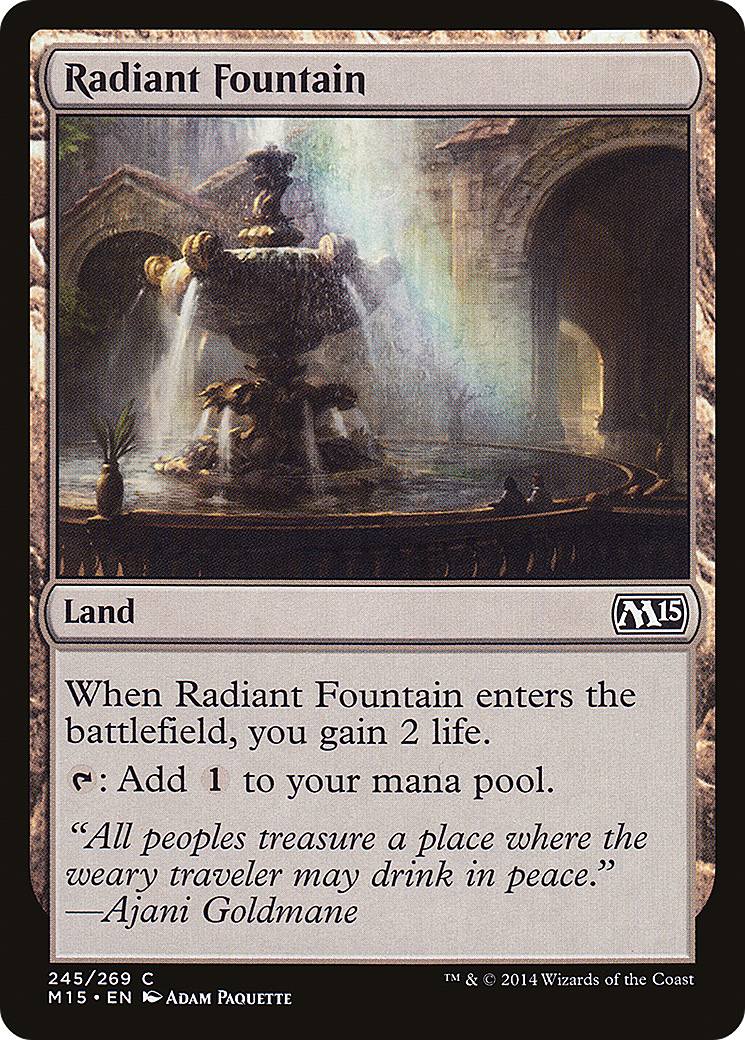 Radiant Fountain (245) Foil - Magic 2015