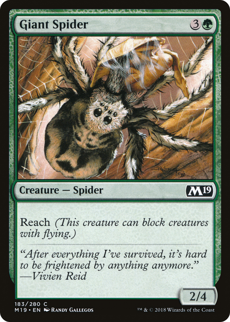 Giant Spider (183) - Core Set 2019