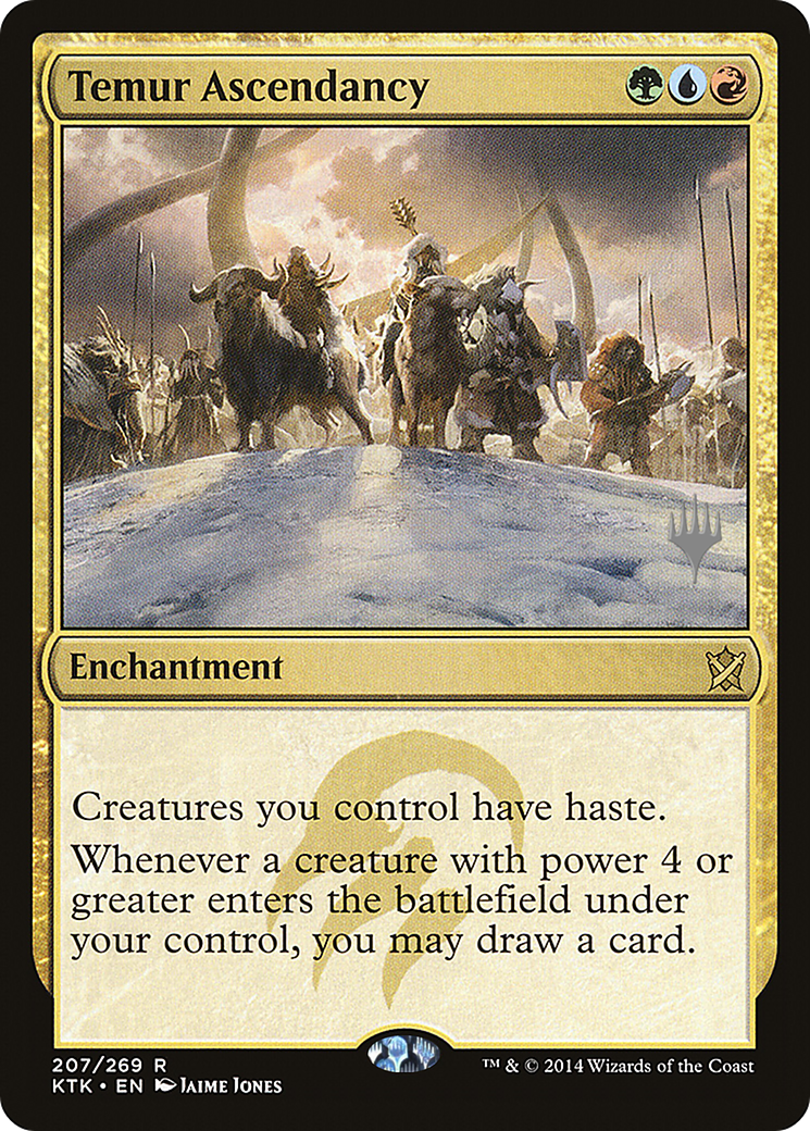 Temur Ascendancy (207) Foil - Khans of Tarkir Promos