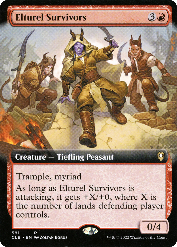 Elturel Survivors (Extended Art) (581) - Commander Legends: Battle for Baldur's Gate