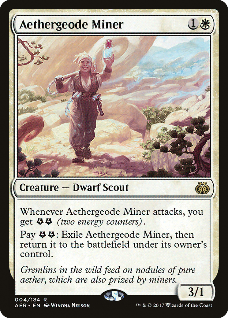 Aethergeode Miner (004) Foil - Aether Revolt