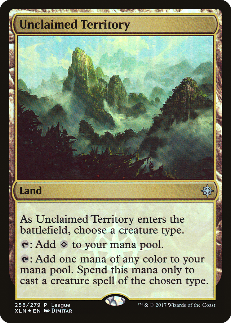 Unclaimed Territory (258) Foil - Ixalan Promos