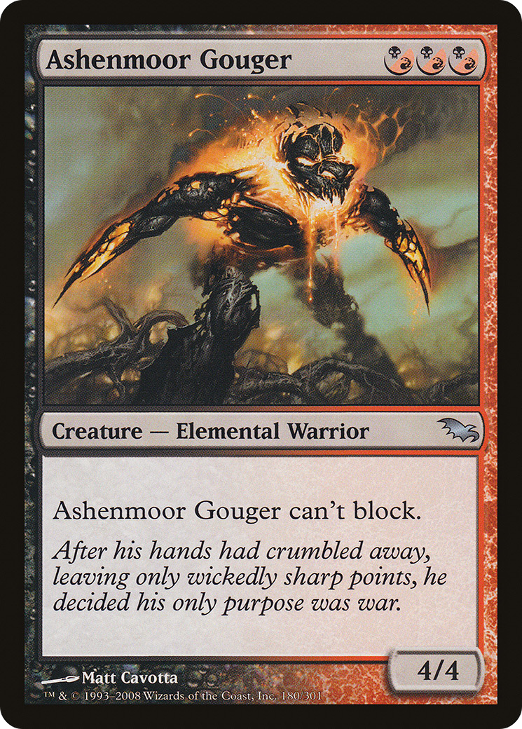 Ashenmoor Gouger (180) - Shadowmoor