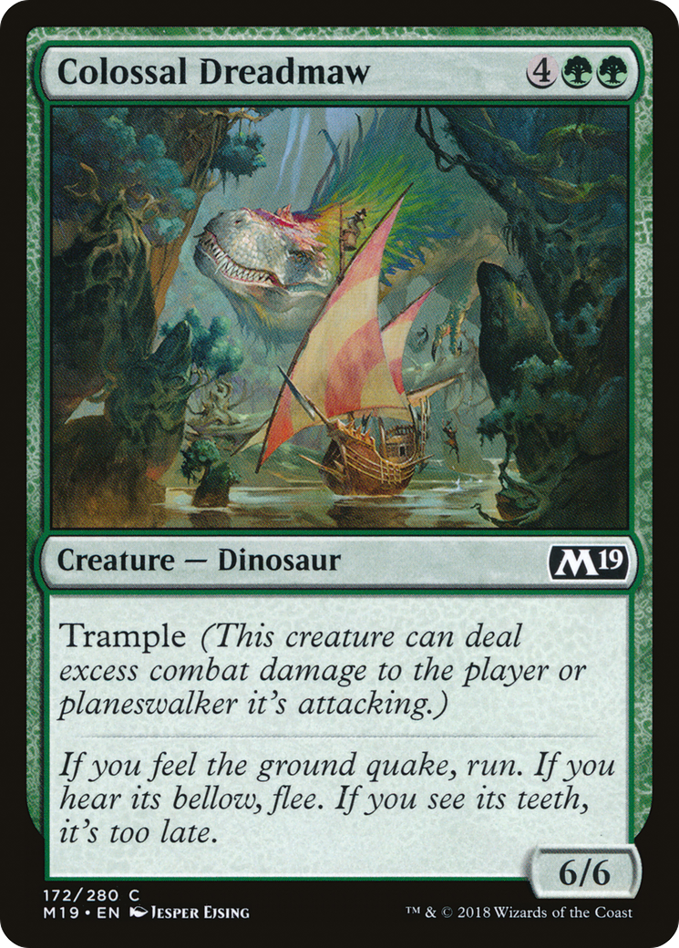 Colossal Dreadmaw (172) Foil - Core Set 2019