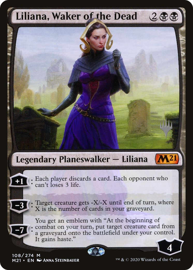 Liliana, Waker of the Dead (108) - Core Set 2021 Promos