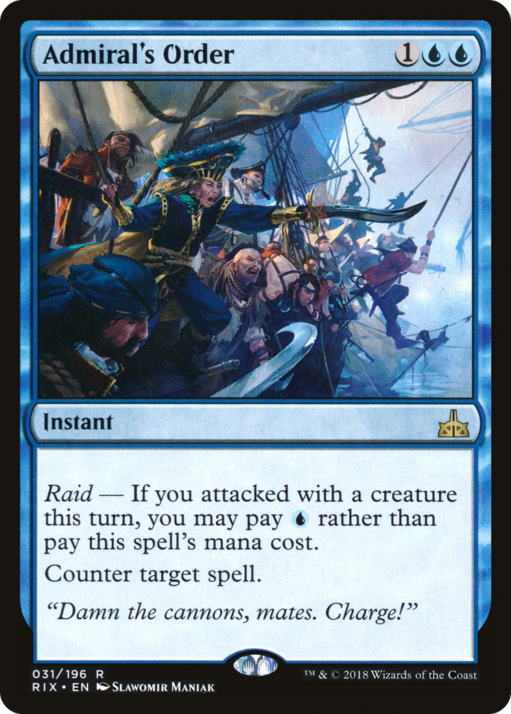 Admiral's Order (031) Foil - Rivals of Ixalan